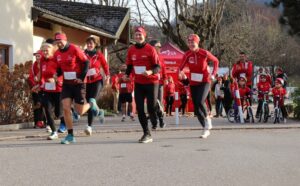 Gruppe beim Start - Vereinslauf